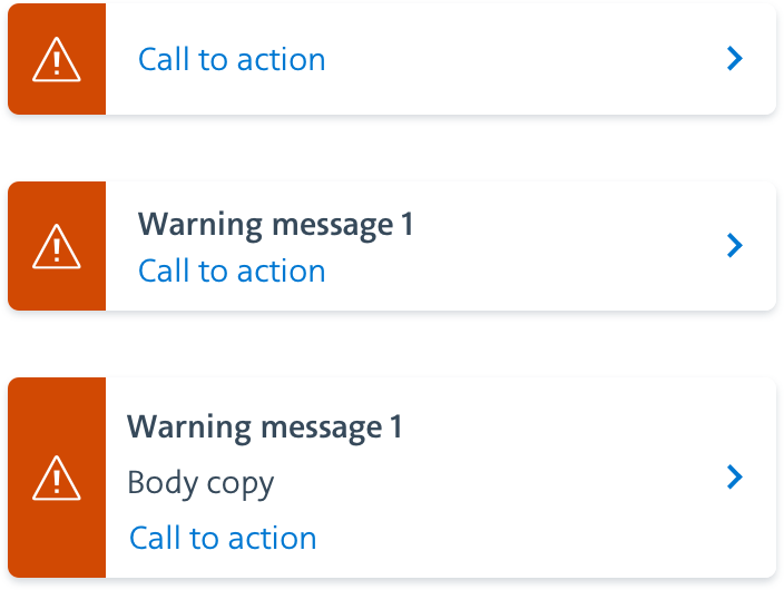 Callout for Alert Messages